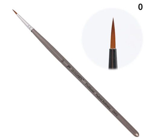 Madworks x Grandarts ProModel Hybrid Kolinsky Paint Brush - Pointed #0