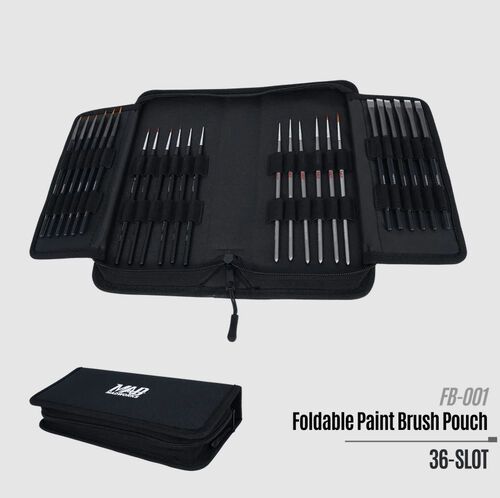 Foldable Paint Brush Pouch (36-Slot / Brushes not icluded)