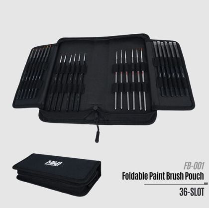 Foldable Paint Brush Pouch (36-Slot / Brushes not icluded)