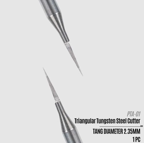 Triangular Tungsten Steel Cutter (Tang Diameter 2.35mm)