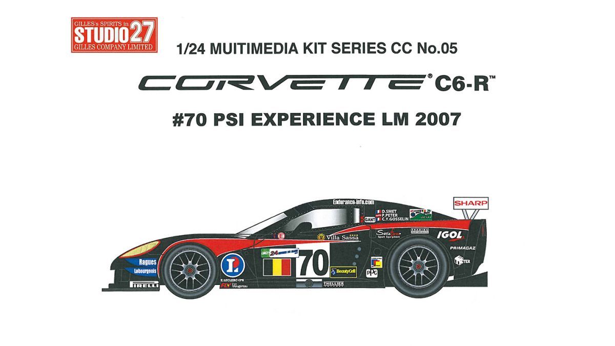 1:24 Chevrolet Corvette C6R LM 2007