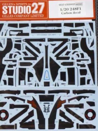 1:20 Ferrari 248F1 - Carbon Decal (for Fujimi Kits)