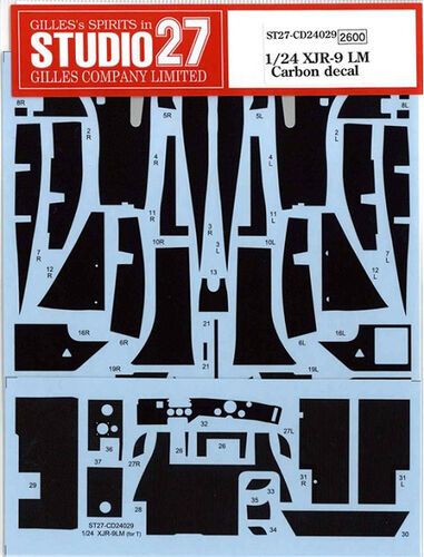 1:24 Jaguar XJR-9 LM - Carbon Decal (for Tamiya Kits)