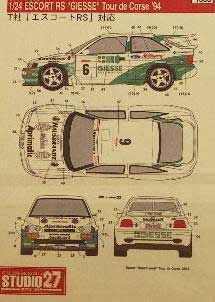 1:24 Ford Escort RS 