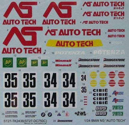 1:24 BMW M3 - Auto Tech JTC 1992