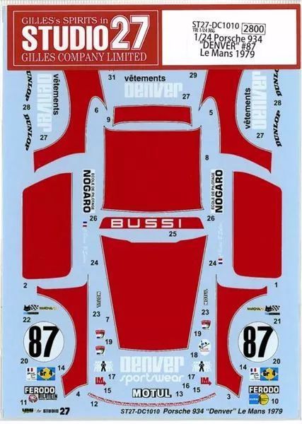 1:24 Porsche 934 RSR - 