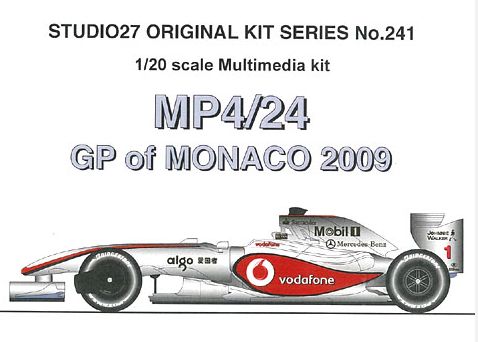 1:20 McLaren MP4/24 - GP Monaco 2009 Multimedia Kit