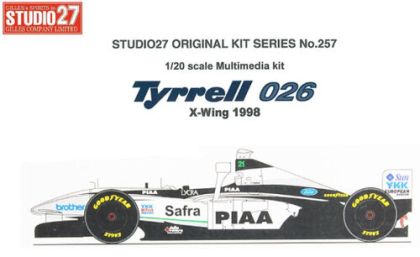 1:20 Tyrrel 026 Early Season - X Wing 1998 Multimedia Kit