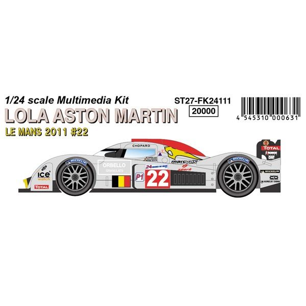 1:24 Lola Aston Martin - Le Mans 2011 No.22 Multimedia Kit