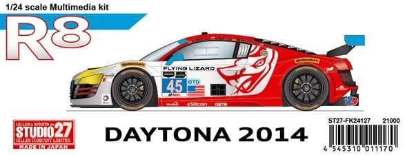 1:24 Audi R8 - Daytona 2014 Multimedia Kit