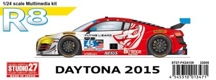 1:24 Audi R8 - Daytona 2015 Multimedia Kit
