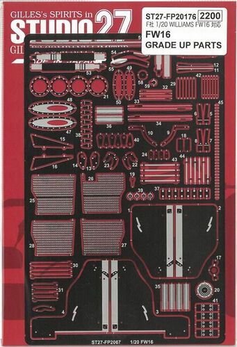 1:20 Williams FW16 - Grade Up Parts (for Fujimi Kits)