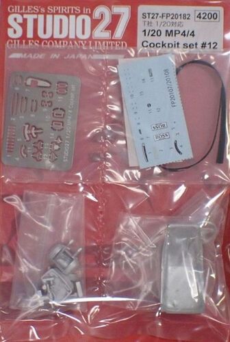1:20 McLaren MP4/4 - Cockpit Set No.12 (for Tamiya Kits)