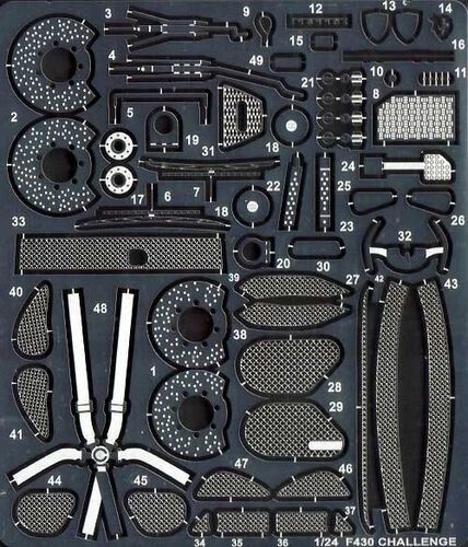 1:24 Ferrari F430 Challenge - Grade Up Parts Set (for Fujimi Kits)