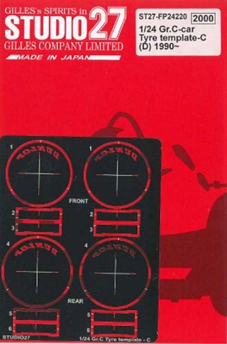 1:24 Group C Car Tyre Template C (1990s)