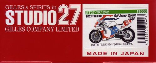 1:12 Suzuki RGV Fuji Super Sprint 1988 - Trans Kit (for Tamiya Kits)