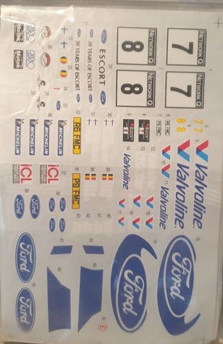 1:24 Ford Escort WRC Valvoline RAC 98
