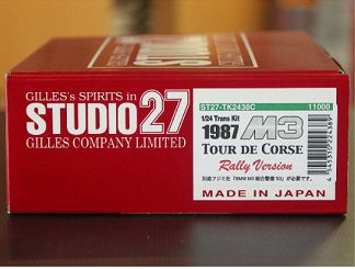 1:24 BMW M3 GRA - Tour de Corse 1987 Trans Kit (for Tamiya Kits)