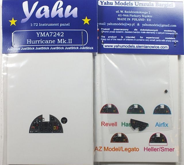 1:72 Hurricane Mk.I late & Mk.II