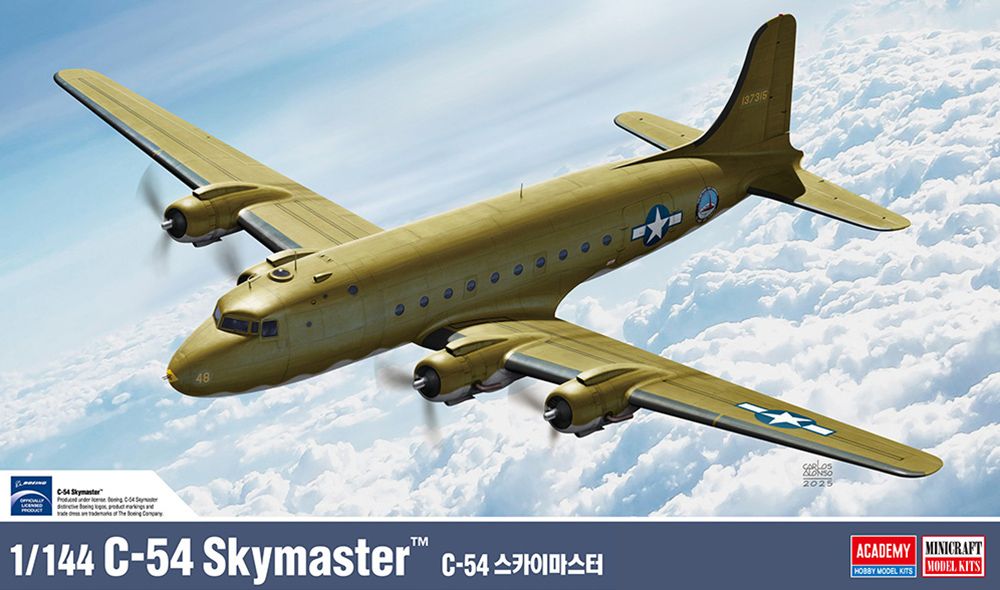 1:144 C-54 Skymaster Transport Aircraft US Air Force