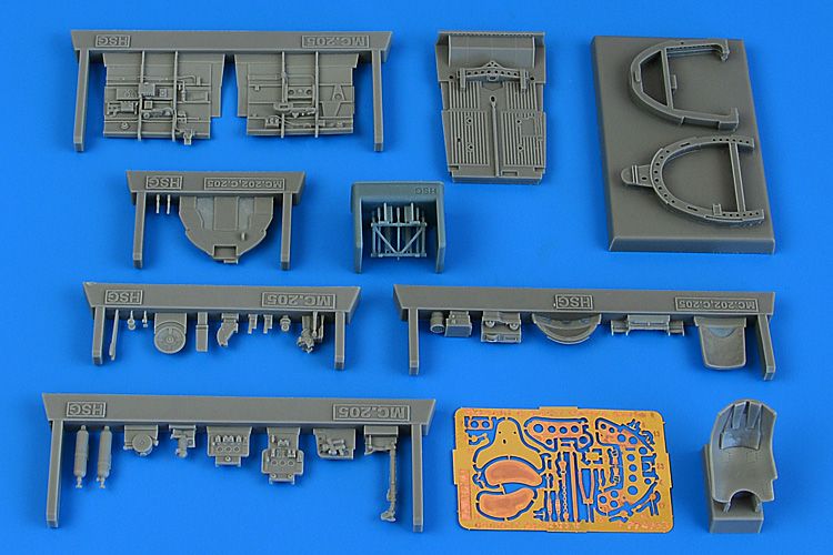 1:48 Macchi C.205V Veltro Serie I - Cockpit Set (for Hasegawa Kits)