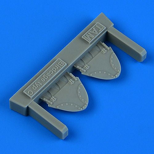 1:72 F4U-1 bird cage Corsair head rest type C (Tamiya)