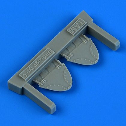 1:72 F4U-1 bird cage Corsair head rest type C (Tamiya)