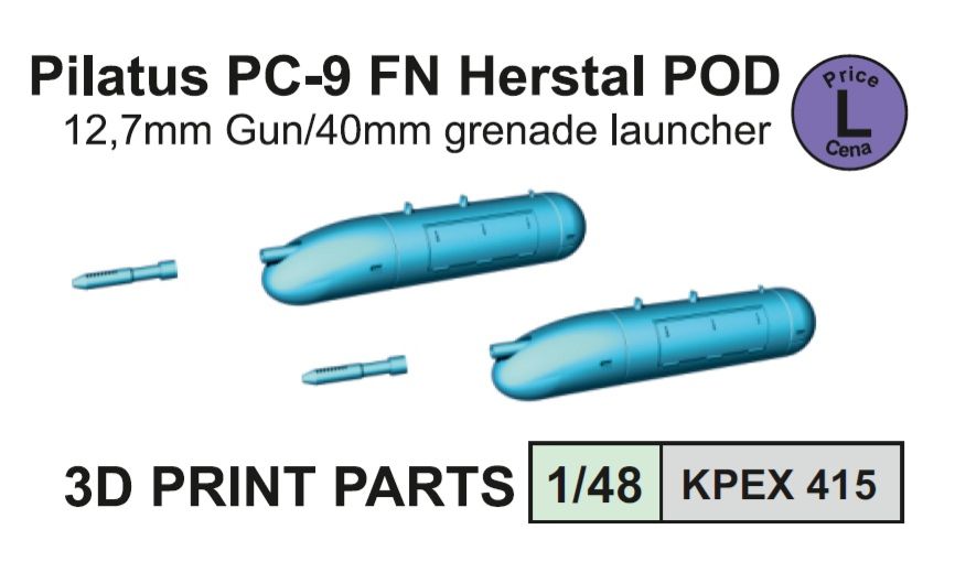 1:48 PC-9 FN Herstal POD