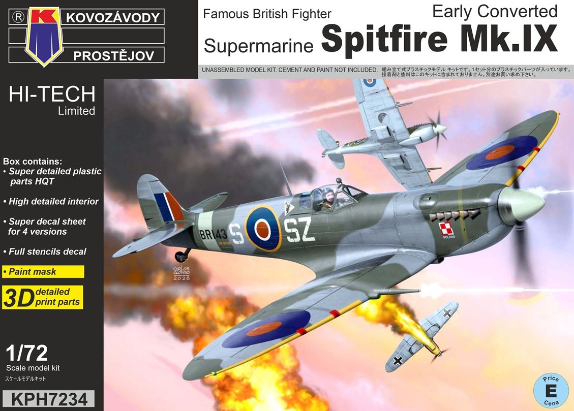 1:72 Spitfire Mk.IX Early Converted