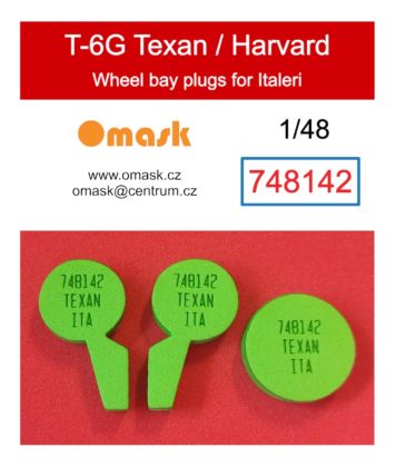 1:48 T-6G Texan / Harvard wheel bay plugs (for Italeri)