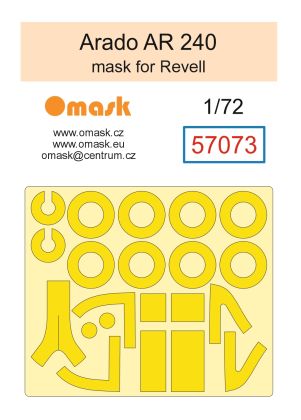 1:72 Arado AR 240 mask (for Revell)