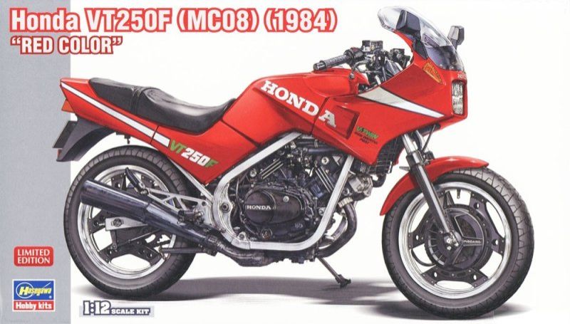 1:12 Honda VT250F (MC08) (1984) - Red Color