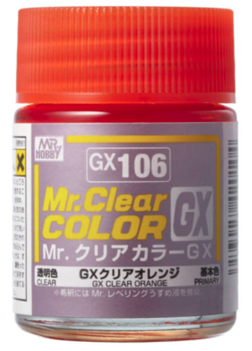 GX106 Clear Orange