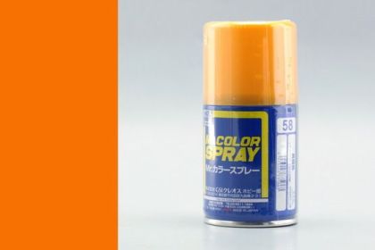 S058 Orange Yellow - (Semi Gloss) Spray