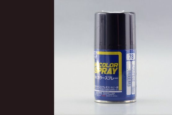 S078 Black Metallic (Gloss) Spray