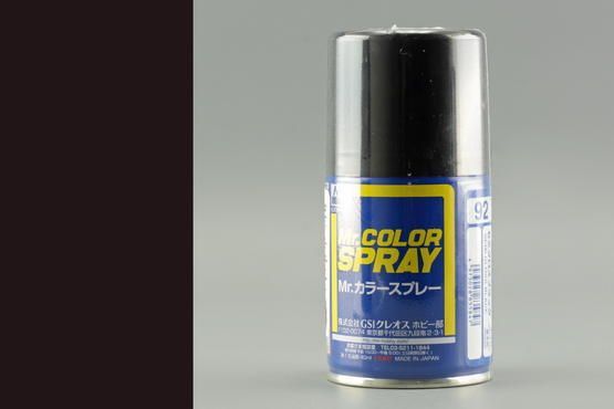 S092 Black Semi-Gloss Spray