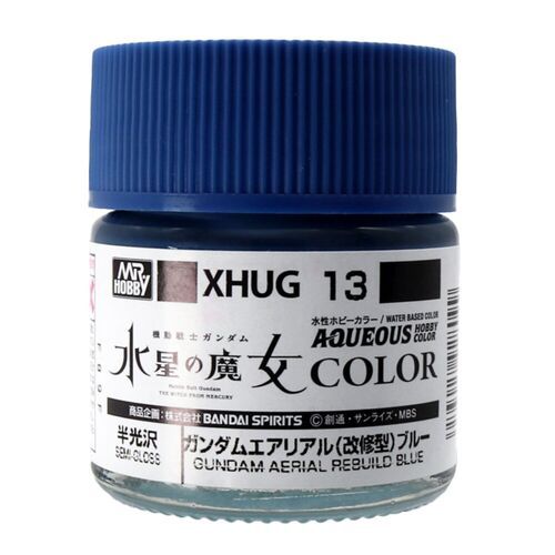 XHUG13 Aqueous Gundam Aerial Rebuild Blue, Semi-Gloss