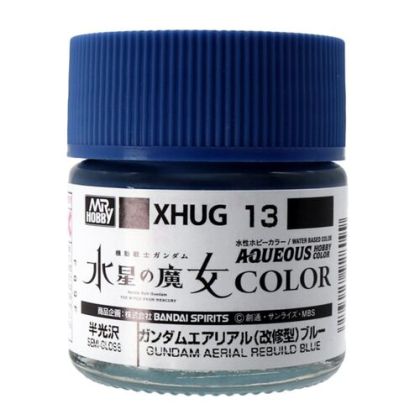 XHUG13 Aqueous Gundam Aerial Rebuild Blue, Semi-Gloss