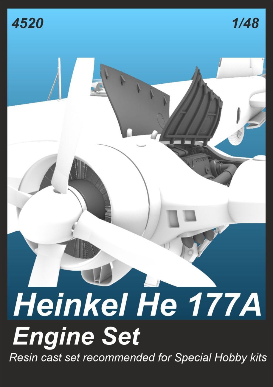 1:48 Heinkel He 177A Engine set for SH kits