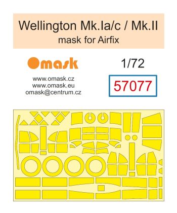 1:72 Wellington Mk.Ia/c / Mk.II mask (for Airfix)