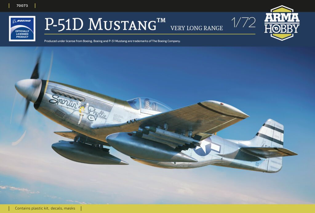 1:72 P-51 D Mustang Very Long Range