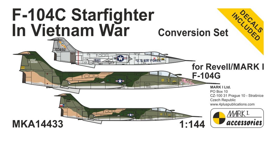 1:144 F-104C ‘In Vietnam War’ Conversion Set