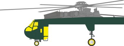 1:72 Sikorsky CH-54A Tarhe - Masks Set (for ICM Kits)
