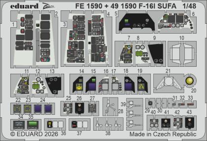 1:48 F-16I Sufa - Zoom Set (for Kinetic Gold Edition Kits)