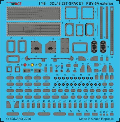 1:48 PBY-5A Catalina - Exterior Space Set (for Eduard and Revell Kits)