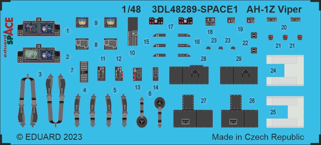 1:48 Bell AH-1Z Viper - Space Set (for Hobby 2000 Kits)