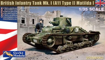 1:35 British Infantry Tank Mk. I (A11 Type I) - Matilda I