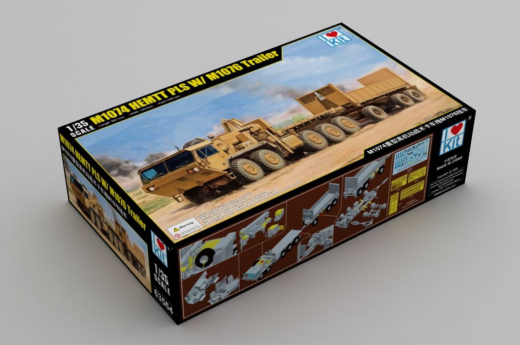 1:35 M1074 HEMTT PLS with M1076 Trailer