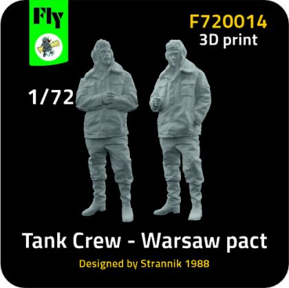 1:72 Warsaw Pact Tank Crew (3D-Printed)
