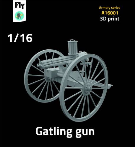 1:16 Gatling Gun (3D-Printed)